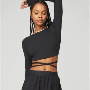 Alo Yoga Ribbed Manifest Long Sleeve